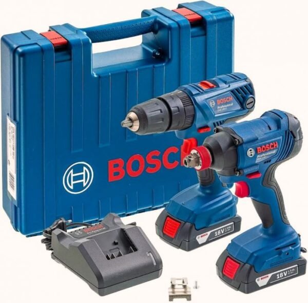COMBO LLAVE DE IMPACTO GDX 180-LI+ROTOMARTILLO GBS 180-LI BOSCH