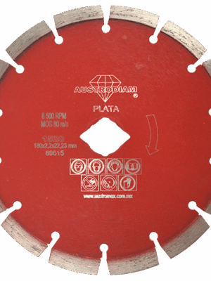 DISCO DE DIAMANTE SEGMENTADO CANTERA 1520 AUSTROMEX