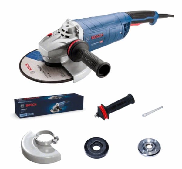 AMOLADORA ANGULAR 9" 2500W 6,500 RPM HEAVY DUTY GWS 25-230 18F4.0 BOSCH
