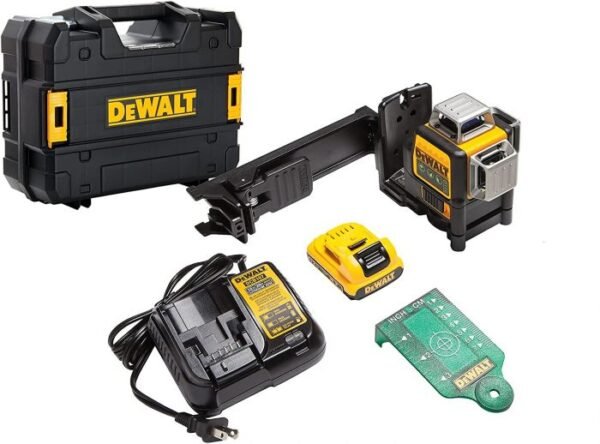NIVEL LASER DE 3X360° LUZ VERDE 12V DW089LG DEWALT