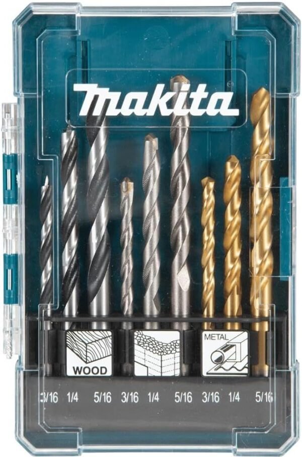 JUEGO DE BROCAS 9 PZ D71984 MAKITA