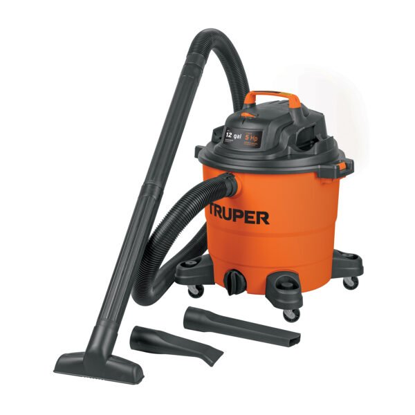 ASPIRADORA DE SOLOIDOS Y LIQUIDOS, 12 GAL, PLÁSTICA, TRUPER CÓDIGO: 101509