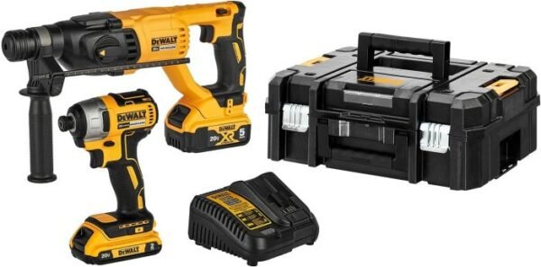 COMBO ROTOMARTILLO SDS PLUS DCH133 + ATORNILLADOR DCF7871 20V BRUSHLESS DCK260D1P1T-B3 DEWALT